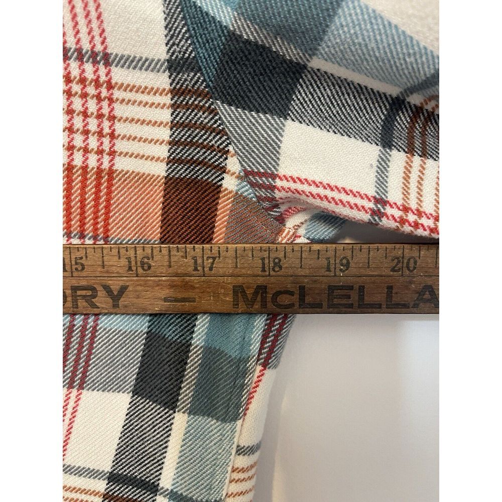 Patagonia Plaid Button-Down Shirt in Red, Blue, Cream - Picture 6 of 8